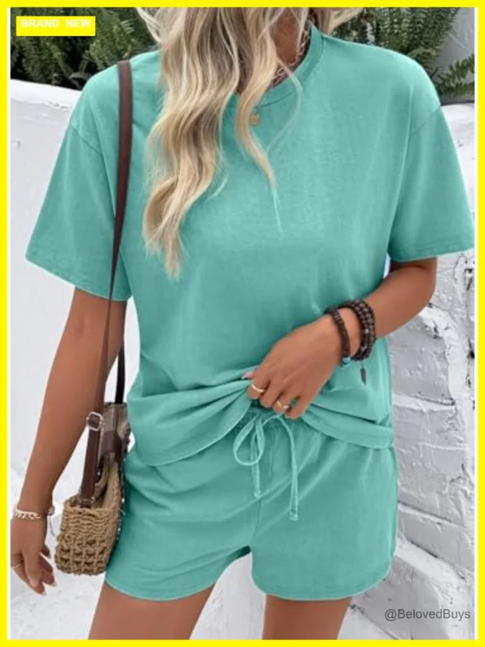 Matching Lounge Set - 2 Piece Sweat Short Set, Cotton Comfy